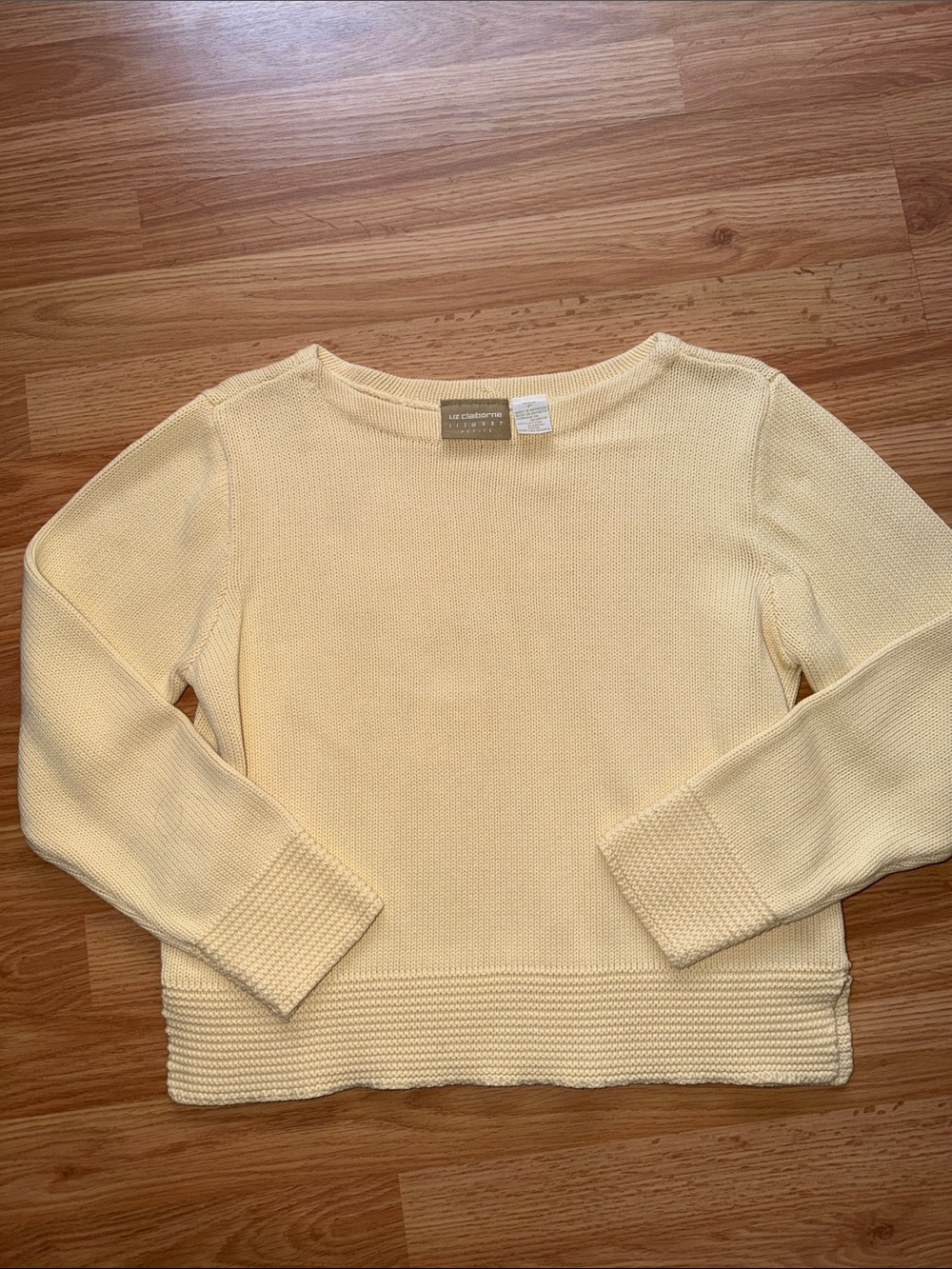 Vintage butter yellow sweater